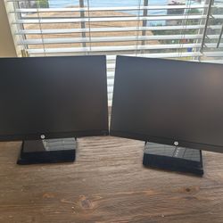 2 HP Computer Monitors