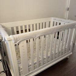 Delta Children Ava 3-in-1 Convertible Baby Crib - Greenguard Gold Certified, White