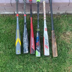 Multiple Baseball bats