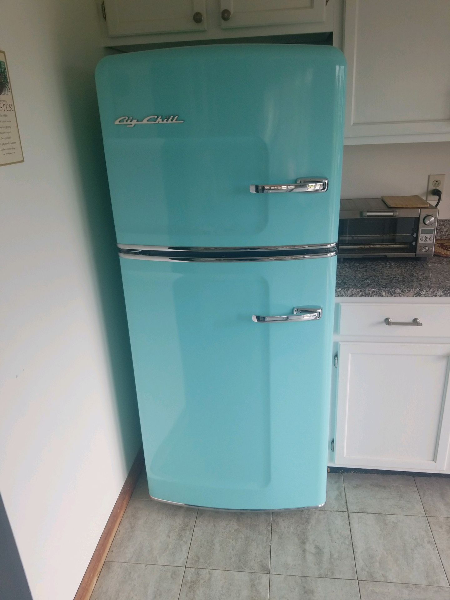 Big Chill Turquoise 28” Retro Studio Refrigerator