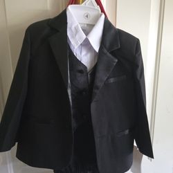 Boys Four Piece Tuxedo Set