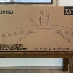 Msi 31.5 “ Curved Monitor. 