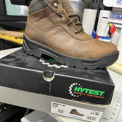Steel Toe Work Boot. Hytest Size 11