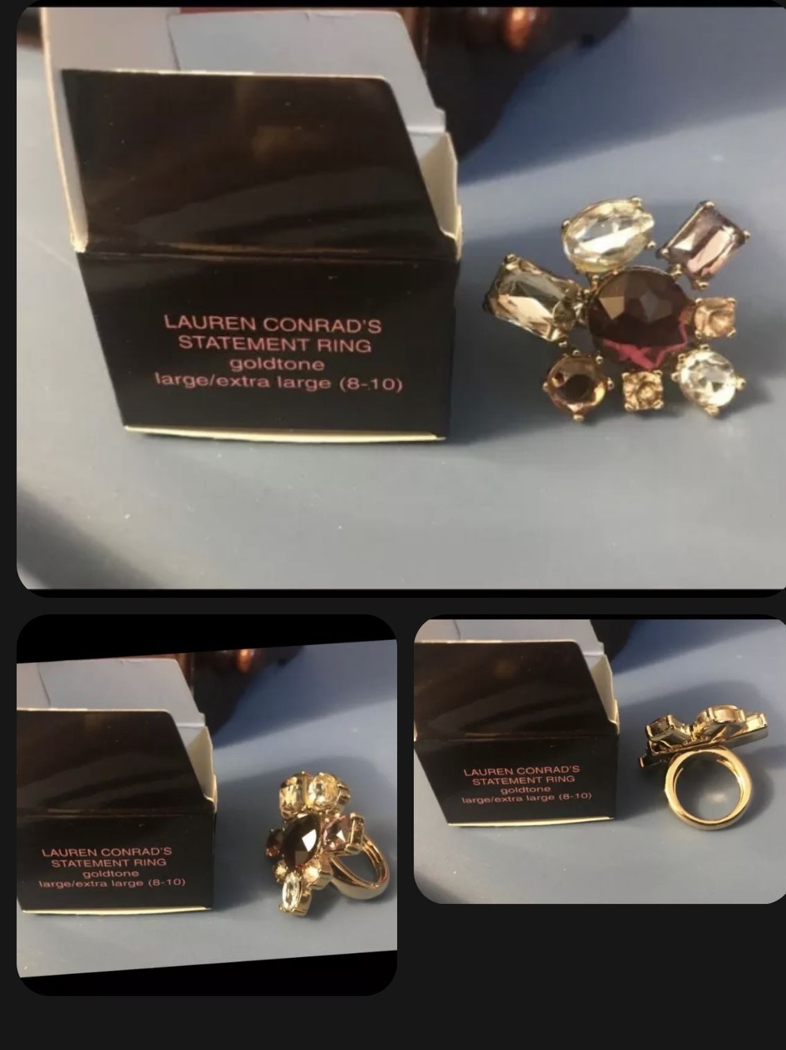 Laren Conrad Statement Ring L/xl 8-10 New