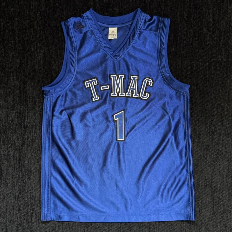 VINTAGE ADIDAS T-MAC JERSEY SIZE KIDS X-LARGE