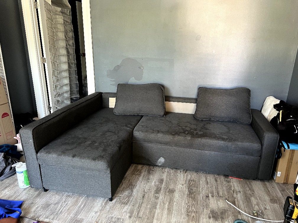 Sectional Couch/Bed With Storage