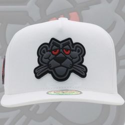 Pink Panther Snapback Hat White