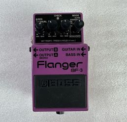 Boss Roland BF-3 Flanger Stereo Digital Guitar Bass Effect Pedal