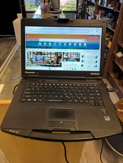 Panasonic CF-54 thoughbook laptop 💻 touchscreen  Intel core i5-5300 @ 2.30GHZ 8GB RAM  500GB hard drive Windows 11 pro no trades-pick up only