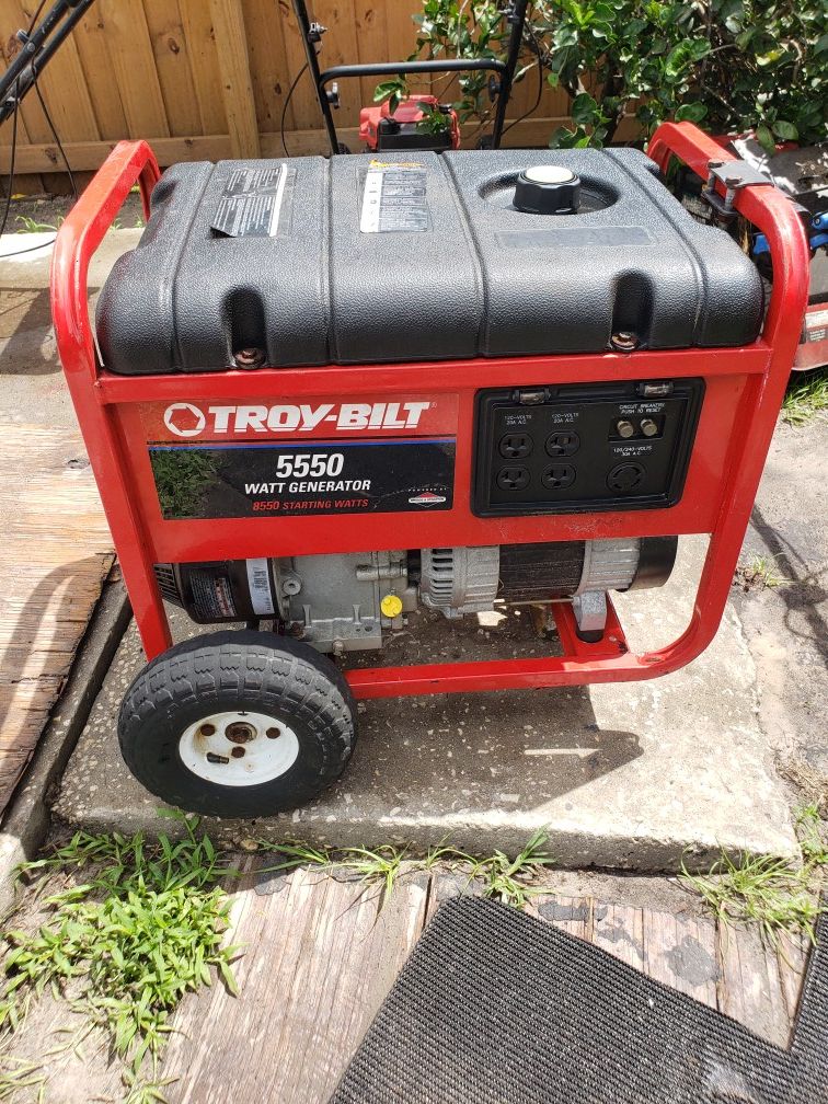 TroyBilt Generator 5550 watt for Sale in New Port Richey, FL OfferUp