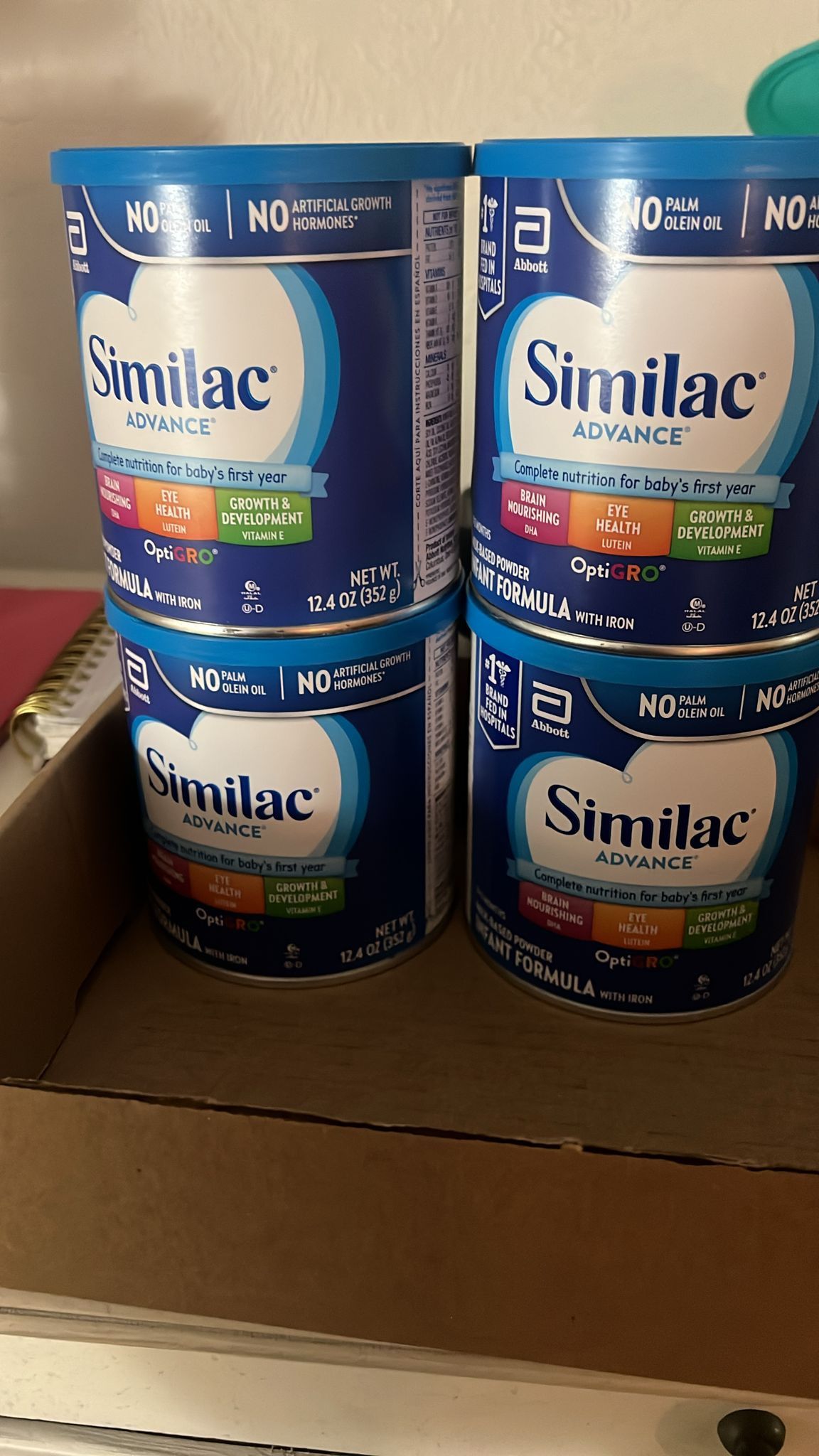 4 Cans Milk Similac