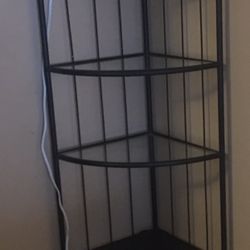 Metal Corner Stand Black 