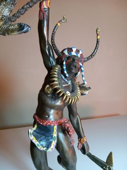 Native American Tribal Dancer Figurine Sculpture