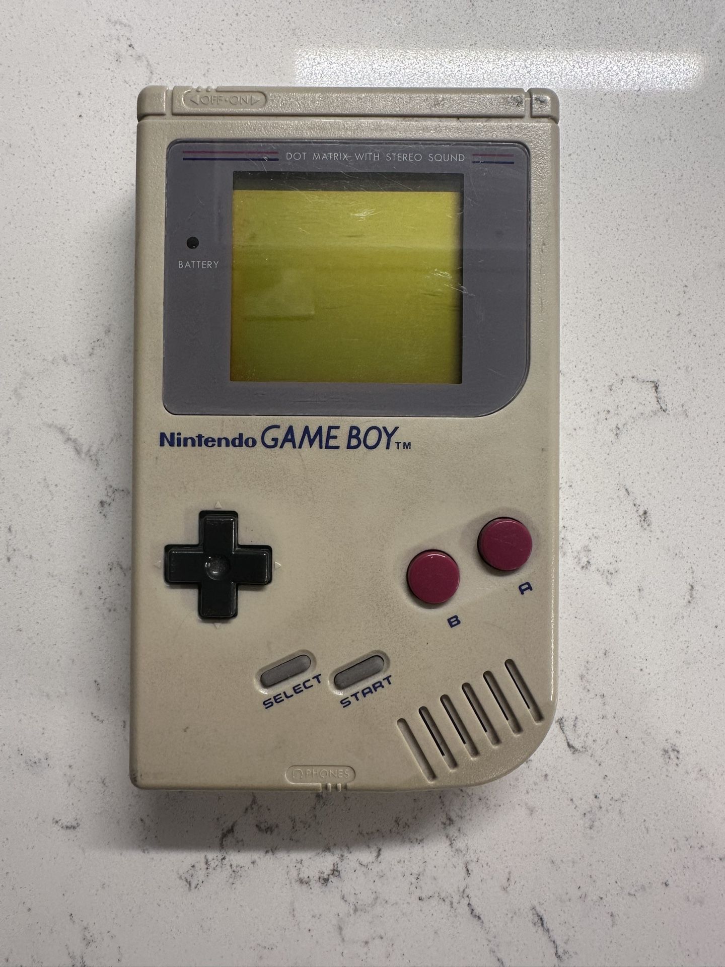 Original Gameboy w/ Tecmo Bowl