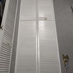 Solid Wood Bifold Doors 60" X 78.5 (15" Each Panel)