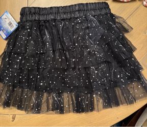 Black sparkle skirt