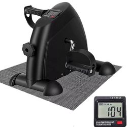 Portable Mini Exercise Bike Cycle Hand Foot Pedal LCD Display Office Sports Gym