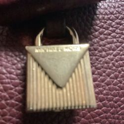 Michael Kors Purse Burgundy Leather