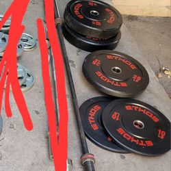 Olympic Weights, Olympic BARBELL, Gym Equipment 