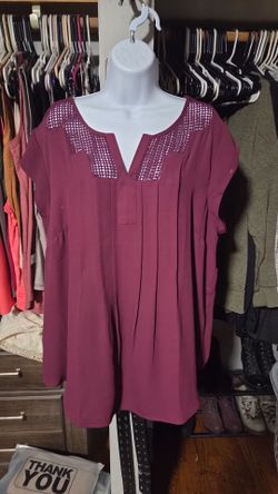💜 Daniel Rainn Women's Blouse – XXL – Like New 💜