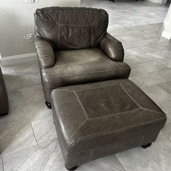Sofa Chair With Ottoman