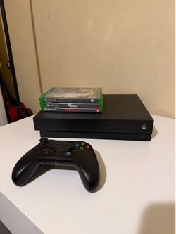 Xbox One X 1TB w/ Controller + Games