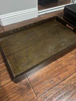 West elm ottoman tray