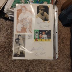 Vic Werts Autographs With 1959 w/ 1959 Topps Card #101