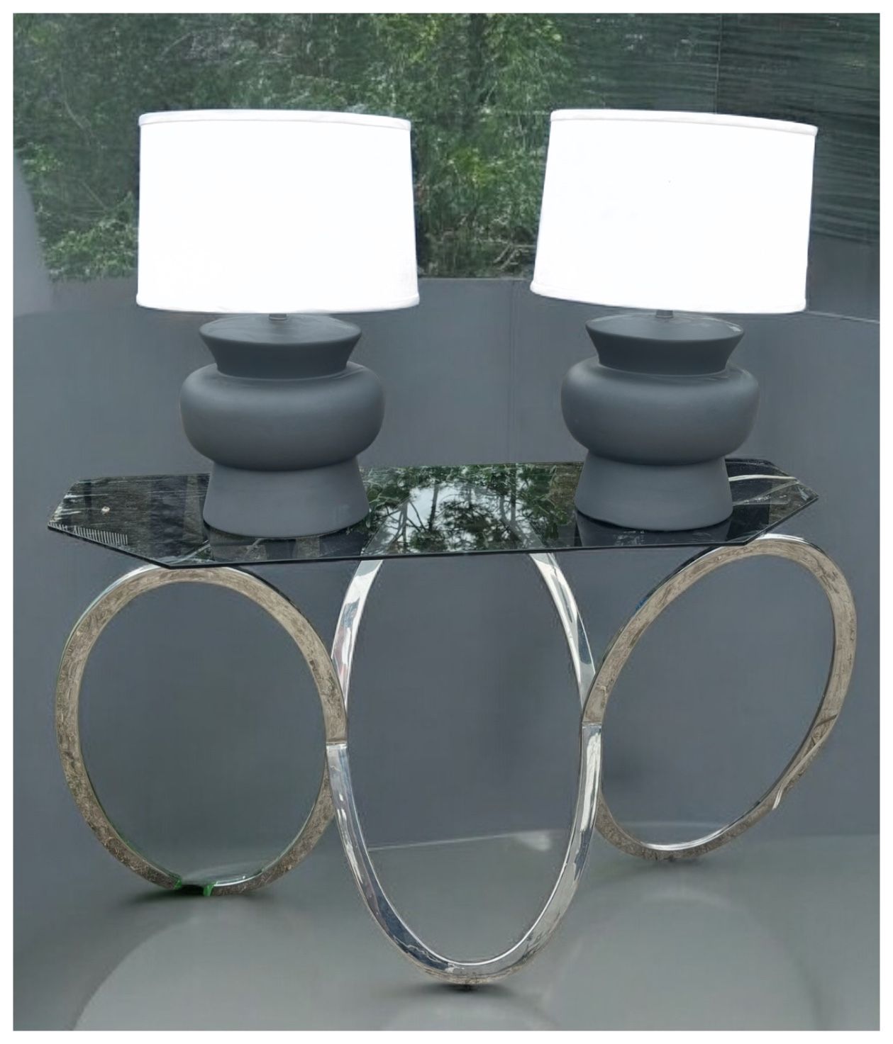 Modern Mirror Console