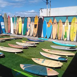 Hundred and thirty two surfboards try as many as you like