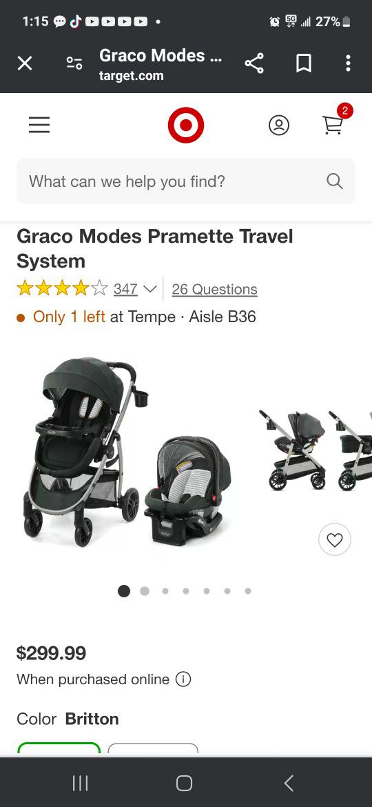 Graco Modes Pramette Travel System 