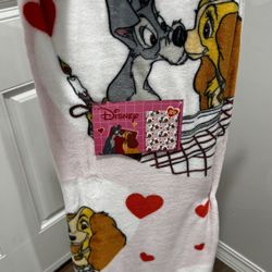 Lady And The Tramp Valentines Blanket ♥️🍝