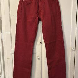 Vintage Levi’s 501 Women’s High Rise red Jeans 90s Sz 29x34