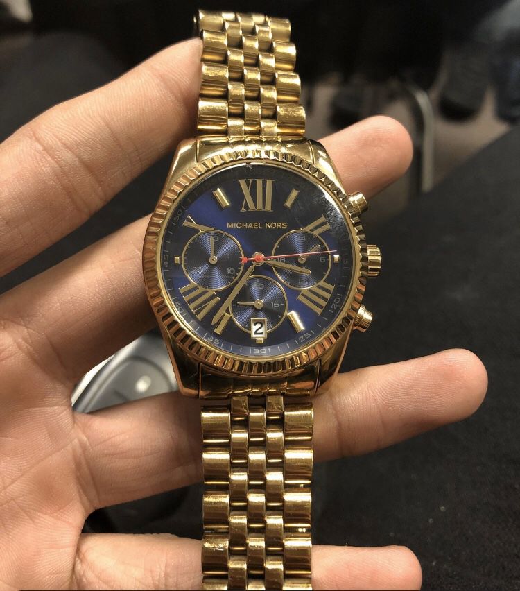 Gold MK Watch