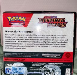 Sealed Pokemon Destined Rivals Booster Box tcg for Sale in Anaheim, CA - OfferUp Sealed Pokemon Destined Rivals Booster Box tcg for Sale in Anaheim, CA - OfferUp