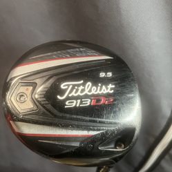 TITLEIST 913 D2 Driver 60g Stiff Shaft No Headcover