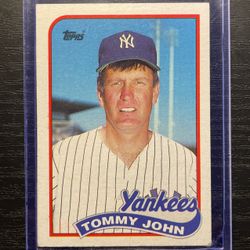 1989 Topps Tommy John Baseball Card #359