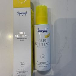 Supergoop! Resetting Refreshing Mist SPF 40 3.4 fl oz (100ml)