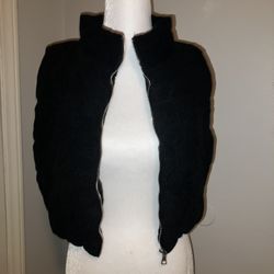 Velvet Puffer Vest