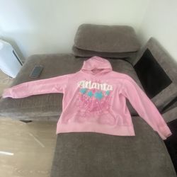 pink spider hoodie 