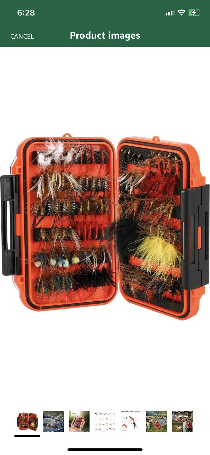 120 Pack Fly Fishing Flies Kit with Box, Dry Wet Flies, Nymphs, Streamers for Bass Salmon Trout Fishing