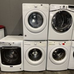 WHIRLPOOL XL CAPACITY WASHER DRYER ELECTRIC SET FREE DELIVERY 