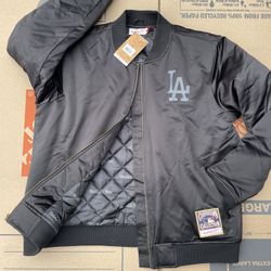 Mitchell & Ness Men's Los Angeles Dodgers Full-Zip Bomber Jacket