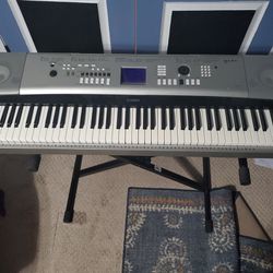 Yamaha YPG 535 Keyboard with Stand and Case