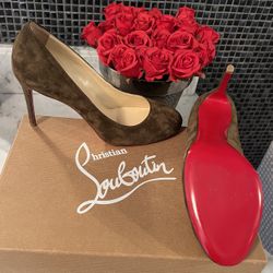 Christian Louboutin Suede Heels