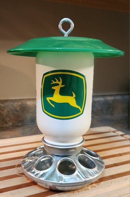Mason Jar Bird Feeder- John Deere