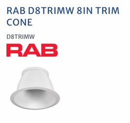 New RAB OLED 8” retrofit down light