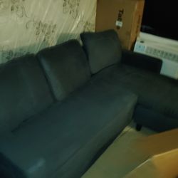 Blue sectional sofa
