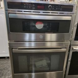 Stainless Steel GE 30” Microwave Oven Combo Electric New In Box