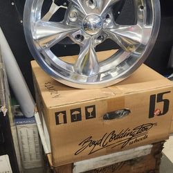 15inch Boyd Cottingtons Polished New Wheels 